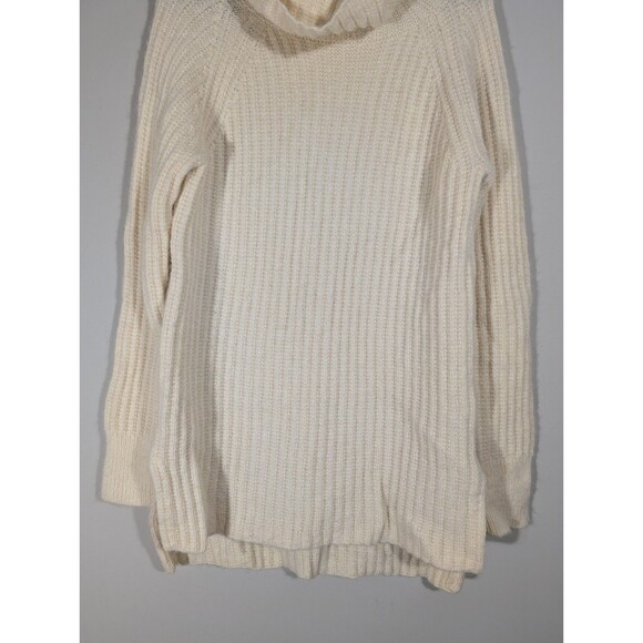 POLO Ralph Lauren Womens Beige Alpaca Blend Turtleneck Tunic Sweater Sz S Mature - Picture 5 of 7